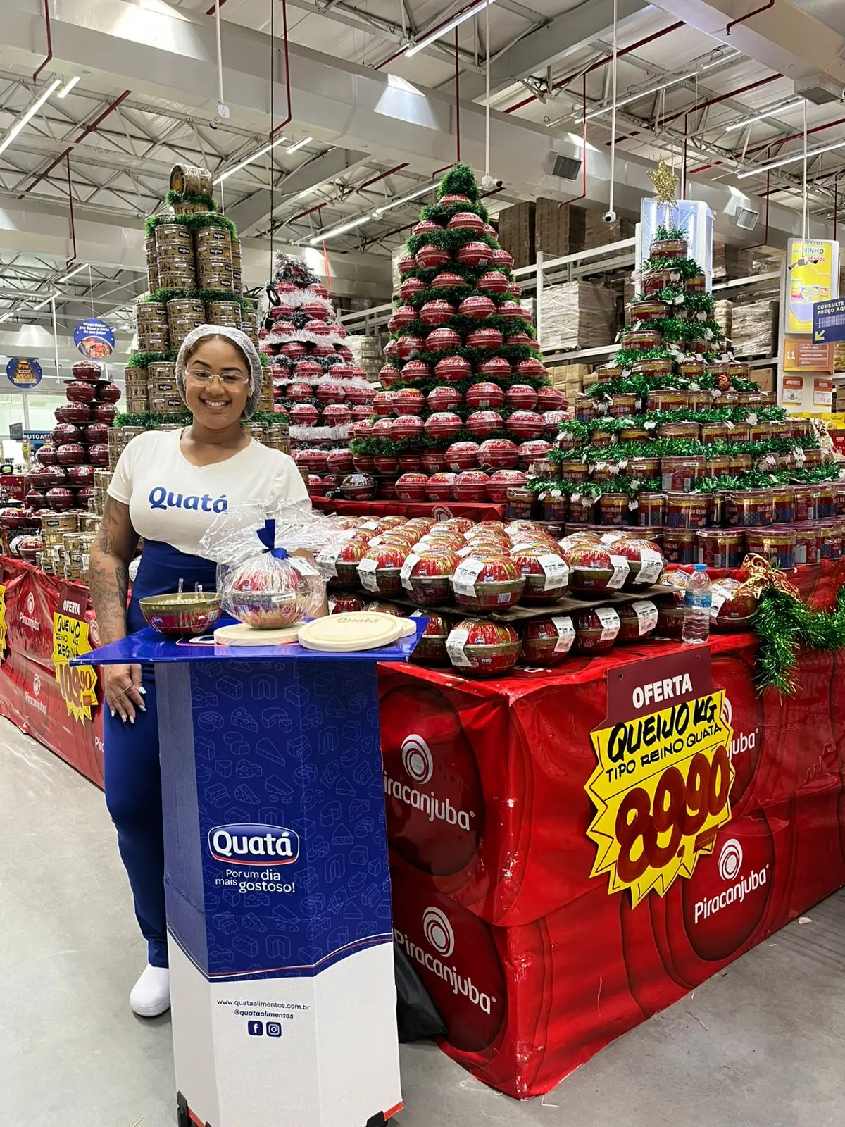 Promotora em ação no PDV